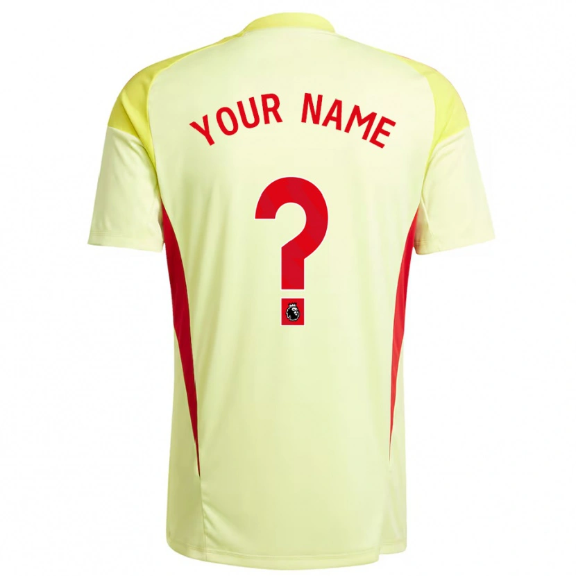 Danxen Barn Aston Villa FC Ljusgul Målvaktströja 2025/26 T-tröja