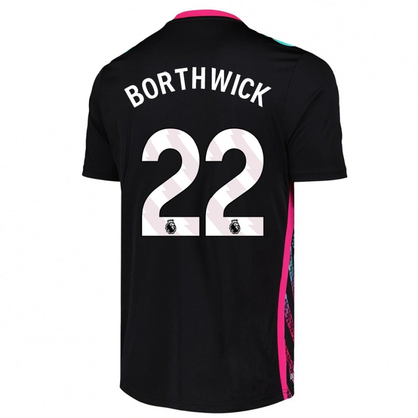 Danxen Barn Megan Borthwick #22 Svart Vit Målvaktströja 2025/26 T-tröja