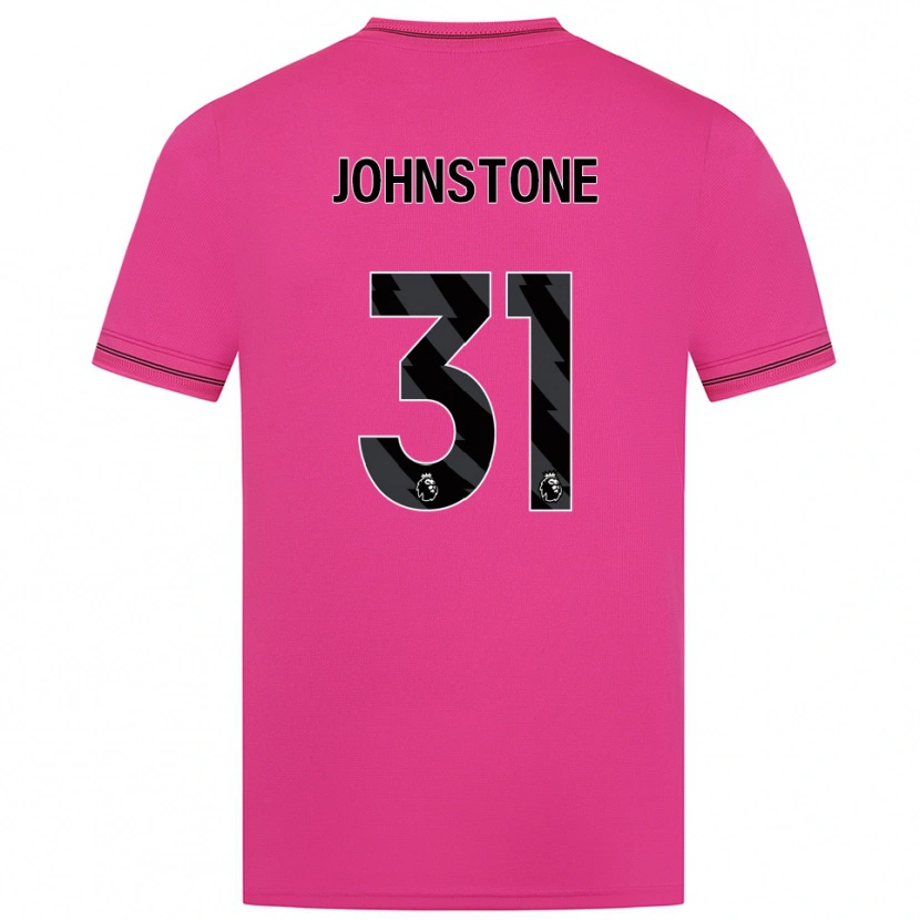 Danxen Barn Sam Johnstone #31 Magenta Svart Målvaktströja 2025/26 T-tröja