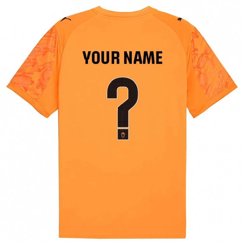 Danxen Barn Valencia Orange Svart Målvaktströja 2025/26 T-tröja