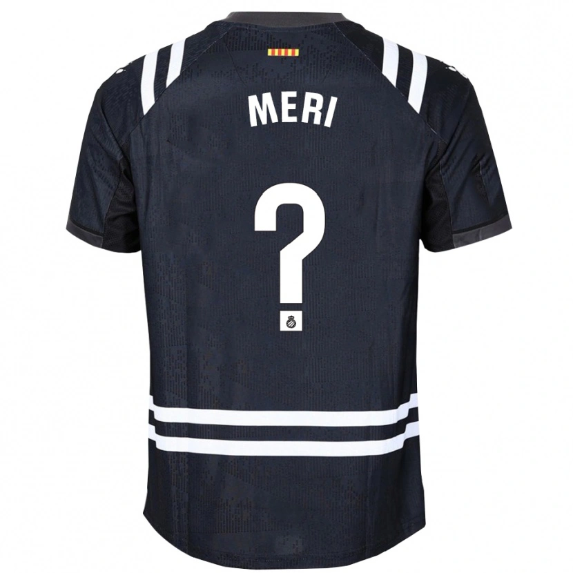 Danxen Barn Meritxel Muñoz Alsina #0 Svart Vit Målvaktströja 2025/26 T-tröja