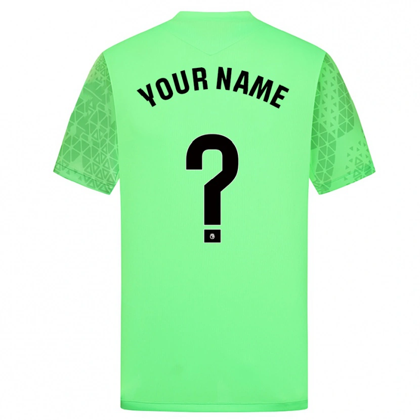 Danxen Barn Burgos CF Vår Grön Svart Målvaktströja 2025/26 T-tröja