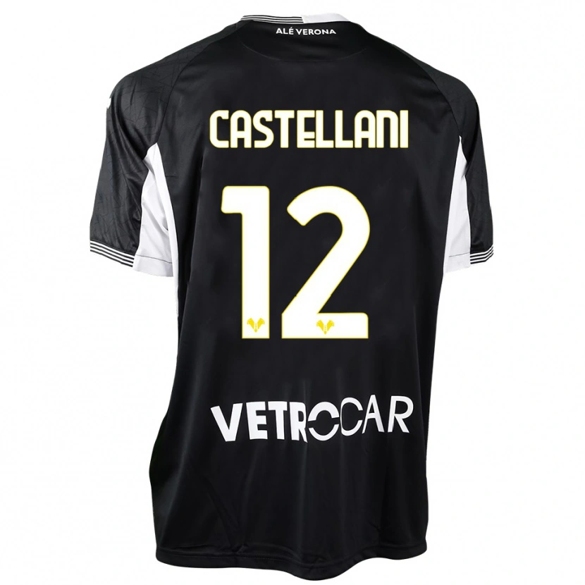 Danxen Barn Zeno Castellani #12 Svart Vit Målvaktströja 2025/26 T-tröja