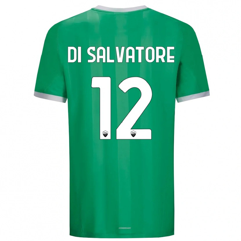 Danxen Barn Diego Di Salvatore #12 Grön Vit Målvaktströja 2025/26 T-tröja