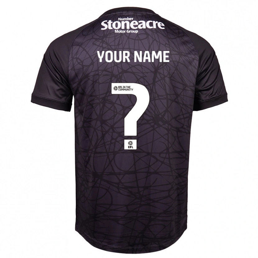 Danxen Barn Doncaster Rovers Svart Vit Målvaktströja 2025/26 T-tröja