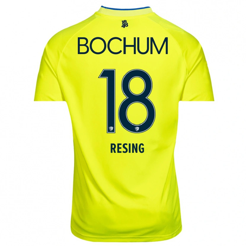 Danxen Barn Svea Resing #18 Gul Grön Målvaktströja 2025/26 T-tröja