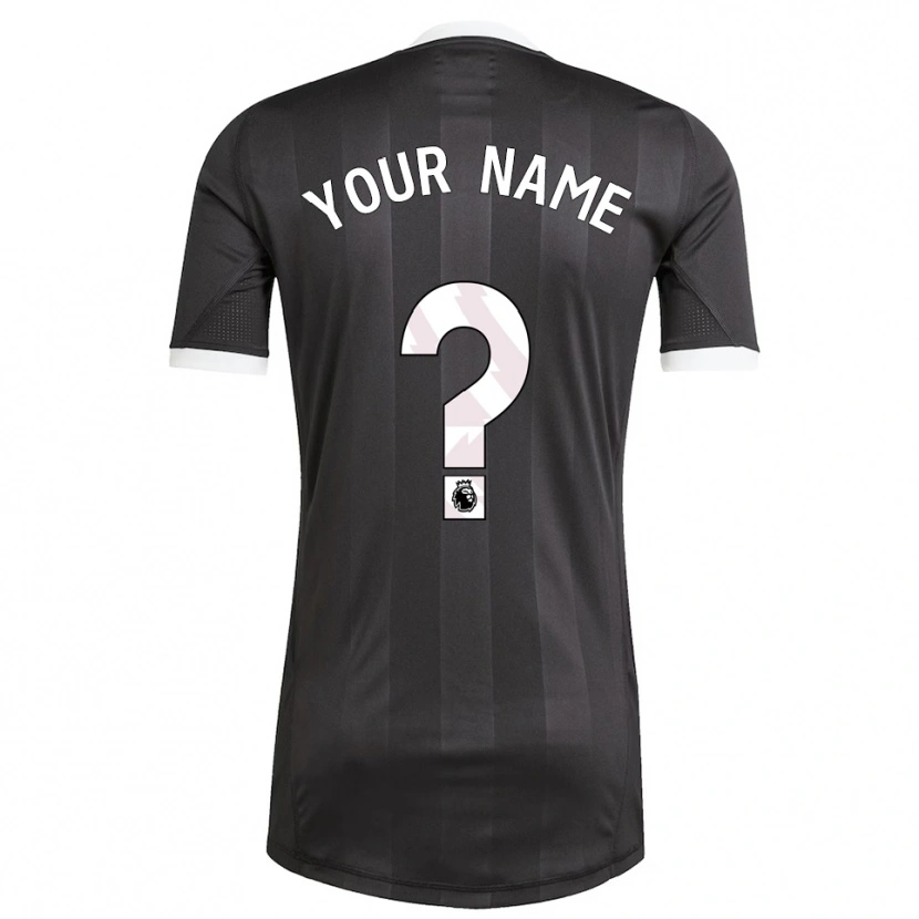 Danxen Barn Aston Villa FC Svart Vit Målvaktströja 2025/26 T-tröja