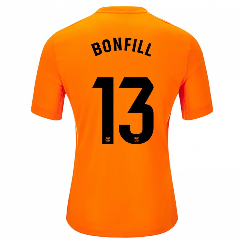 Danxen Barn Max Bonfill #13 Orange Svart Målvaktströja 2025/26 T-tröja