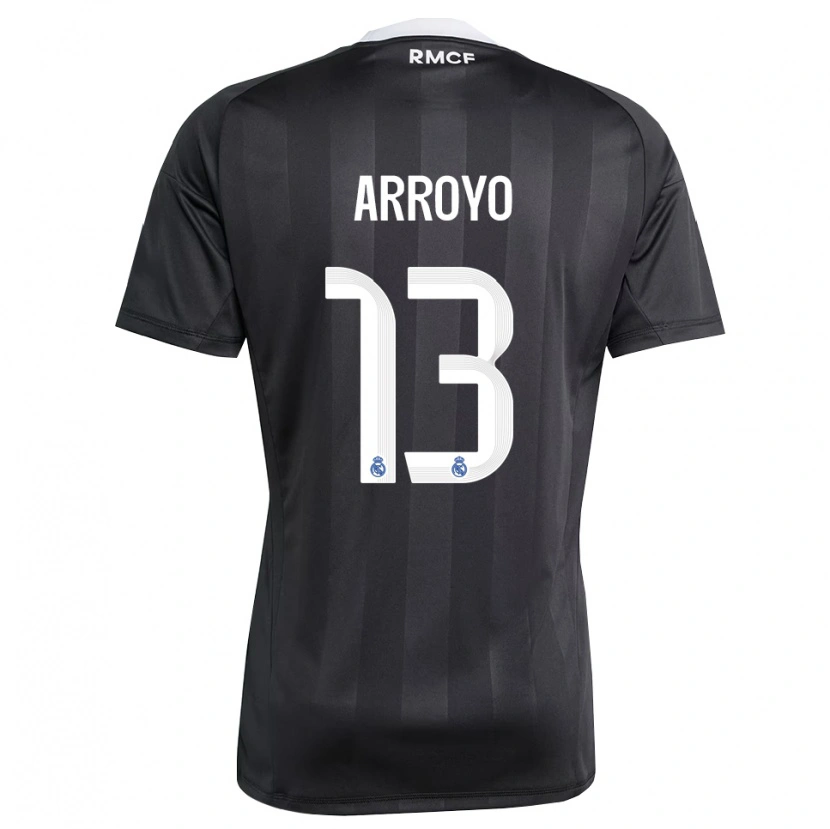 Danxen Barn Diego Arroyo #13 Svart Vit Målvaktströja 2025/26 T-tröja