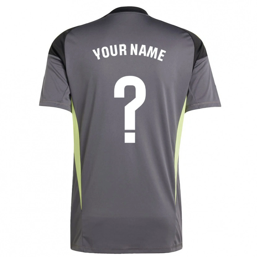 Danxen Barn Real Oviedo Mörkgrå Svart Målvaktströja 2025/26 T-tröja