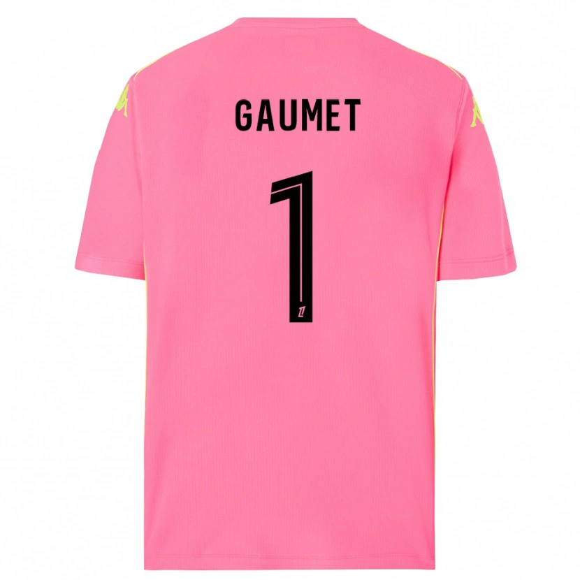 Danxen Barn Noa Gaumet #1 Hot Pink Svart Målvaktströja 2025/26 T-tröja