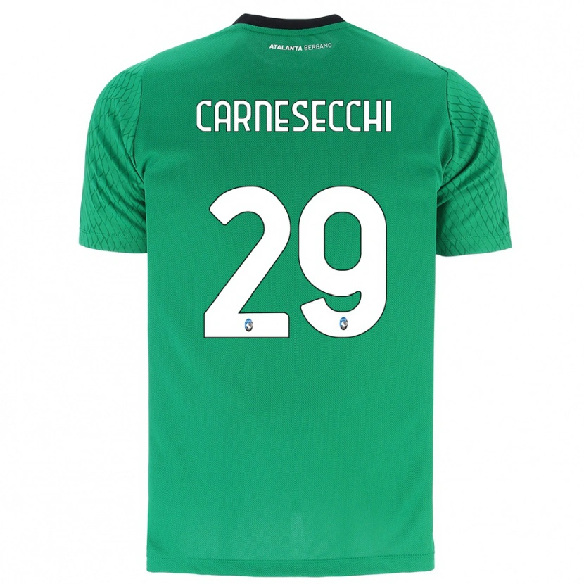 Danxen Barn Marco Carnesecchi #29 Smaragdgrön Målvaktströja 2025/26 T-tröja