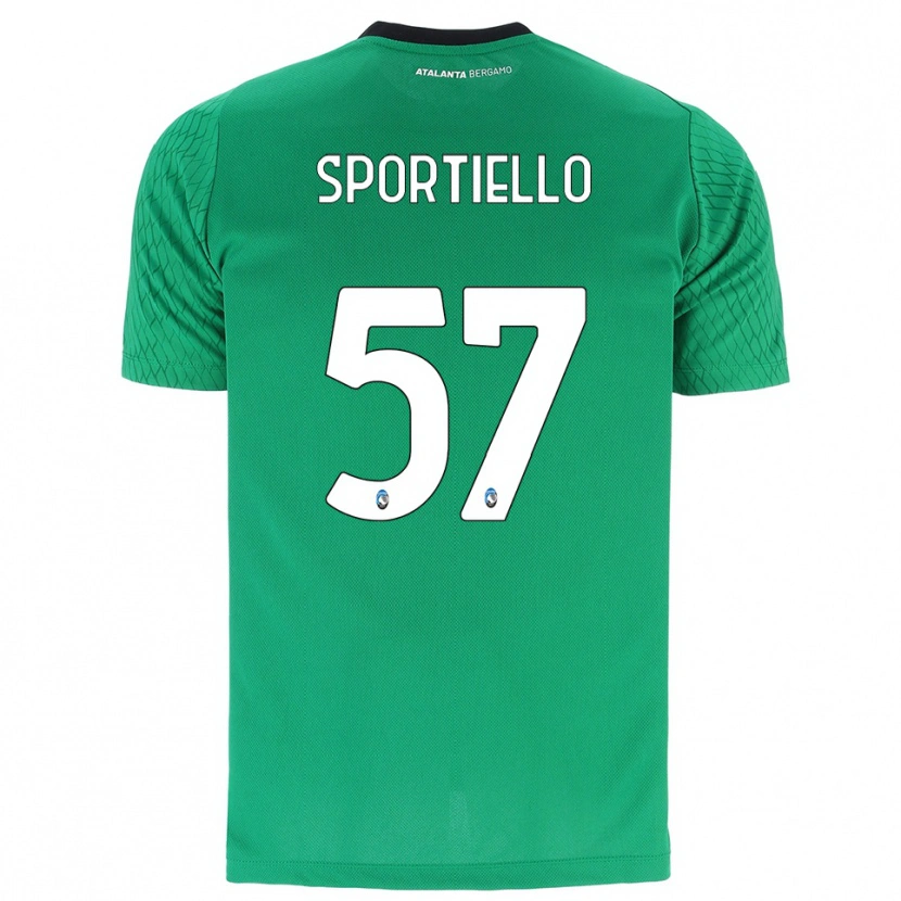 Danxen Barn Marco Sportiello #57 Smaragdgrön Målvaktströja 2025/26 T-tröja