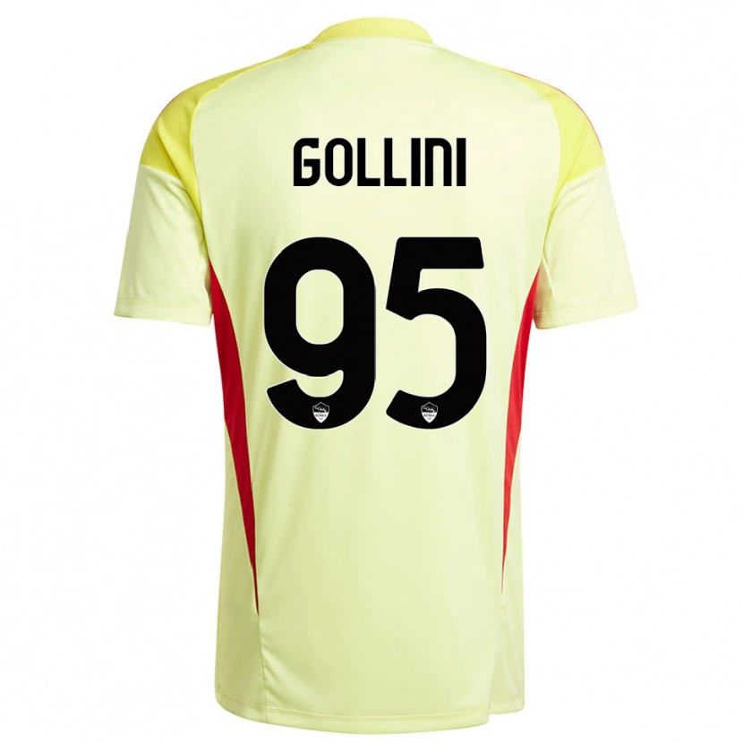 Danxen Barn Pierluigi Gollini #95 Ljus Gul Orange Målvaktströja 2025/26 T-tröja