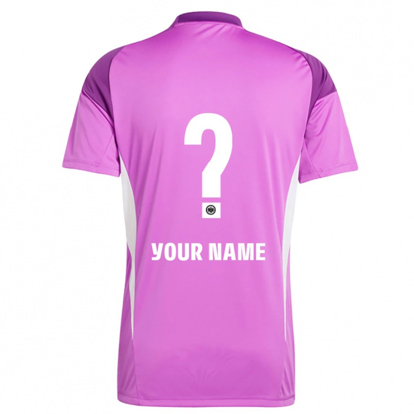 Danxen Barn Eintracht Frankfurt Lila Vit Målvaktströja 2025/26 T-tröja