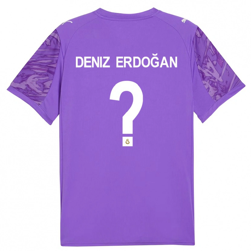 Danxen Barn Ali Deniz Erdoğan #0 Lila Vit Målvaktströja 2025/26 T-tröja