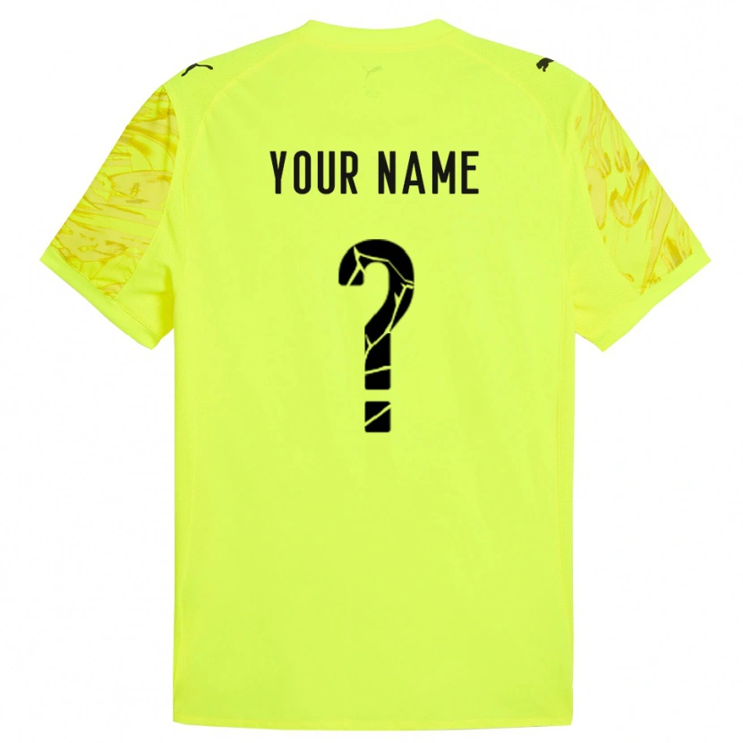 Danxen Barn Shakhtar Donetsk FC Grön Gul Målvaktströja 2025/26 T-tröja