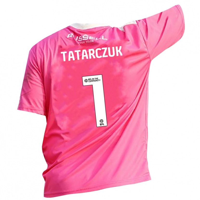 Danxen Män Olena Tatarczuk #1 Rosrosa Målvaktströja 2025/26 T-tröja