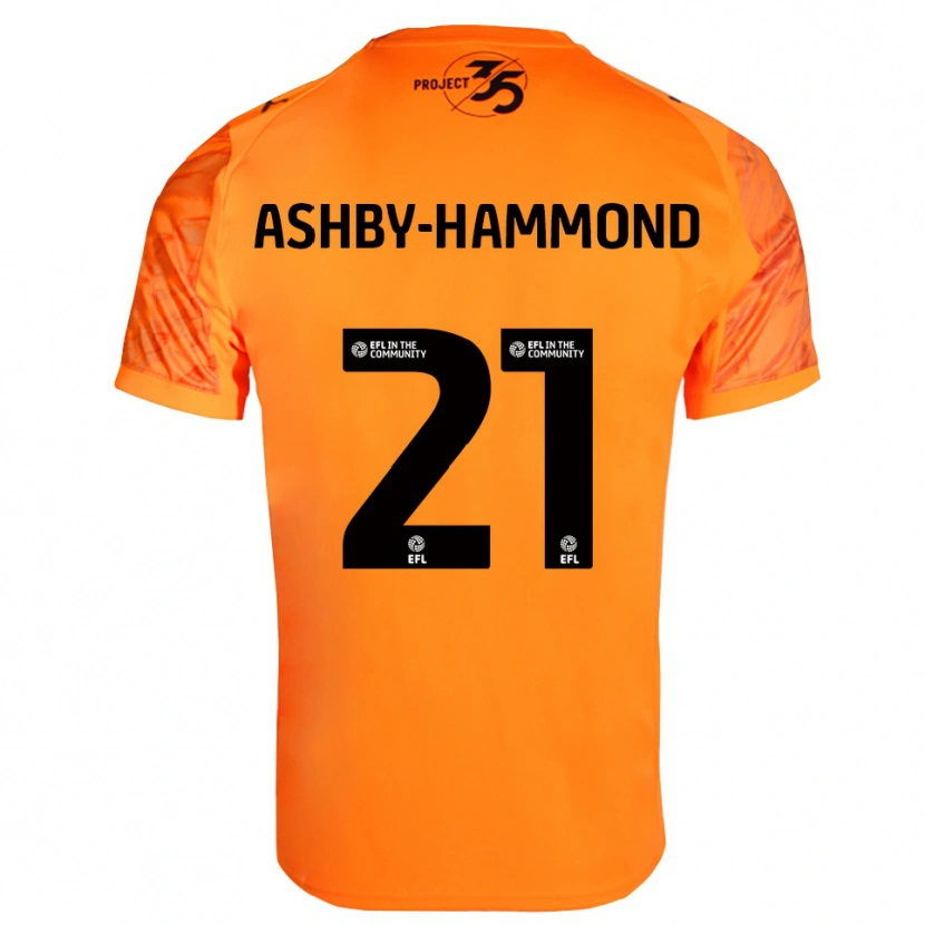 Danxen Män Luca Ashby-Hammond #21 Orange Svart Målvaktströja 2025/26 T-tröja