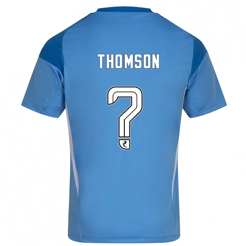 Danxen Män Ethan Thomson #0 Blå Vit Målvaktströja 2025/26 T-tröja