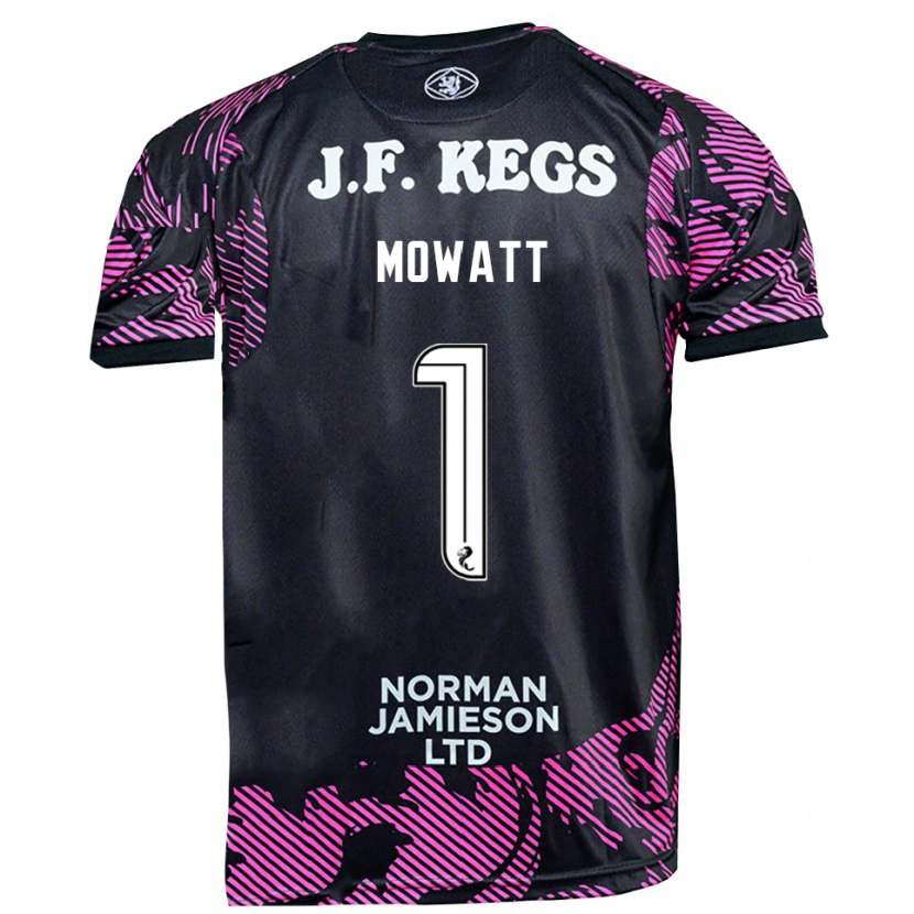 Danxen Män Beth Mowatt #1 Rosa Svart Målvaktströja 2025/26 T-tröja