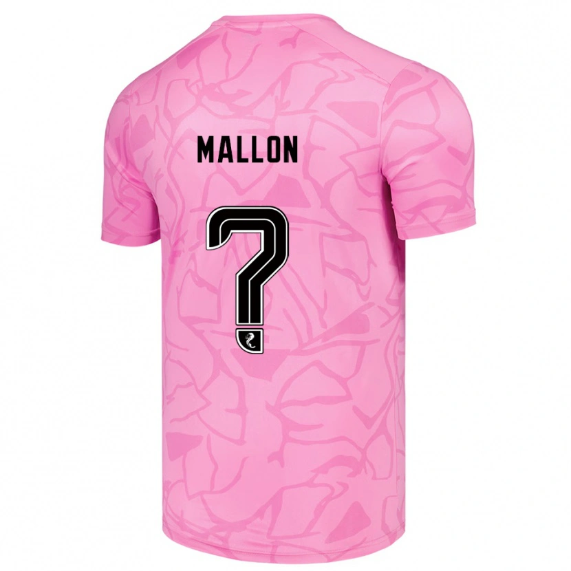 Danxen Män Ryan Mallon #0 Rosa Svart Målvaktströja 2025/26 T-tröja