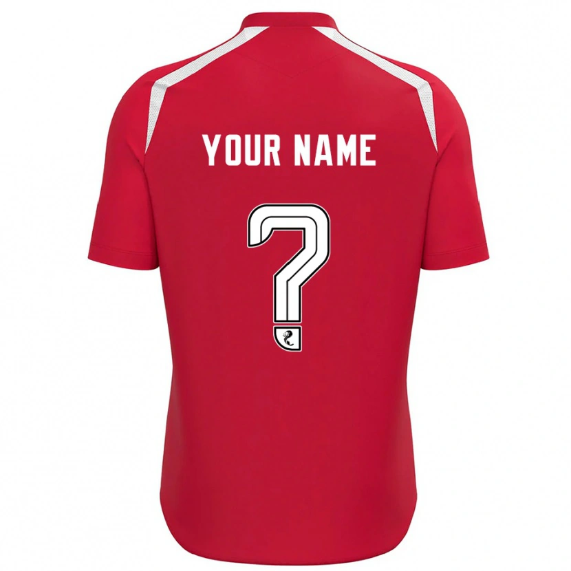 Danxen Män St Johnstone Röd Vit Målvaktströja 2025/26 T-tröja