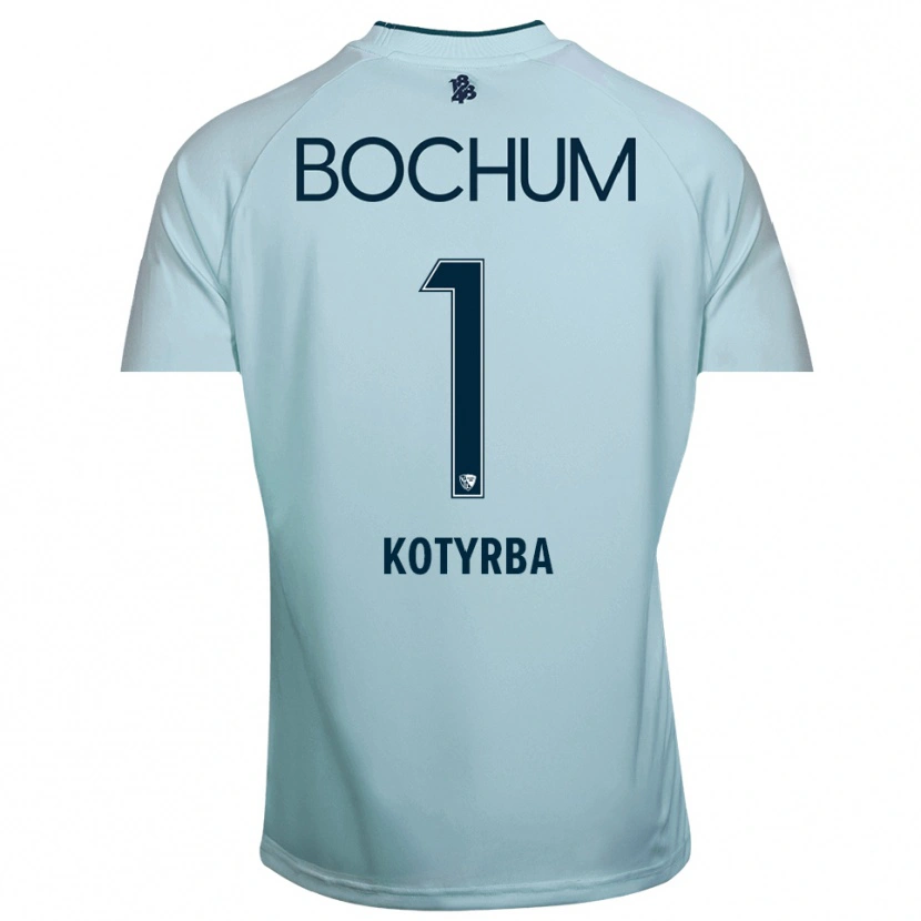 Danxen Män Finn Kotyrba #1 Cyan-Blå Målvaktströja 2025/26 T-tröja