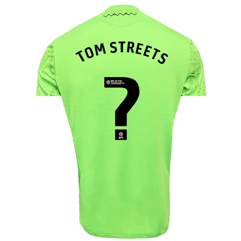 Danxen Män Tom Streets #0 Lime Svart Målvaktströja 2025/26 T-tröja