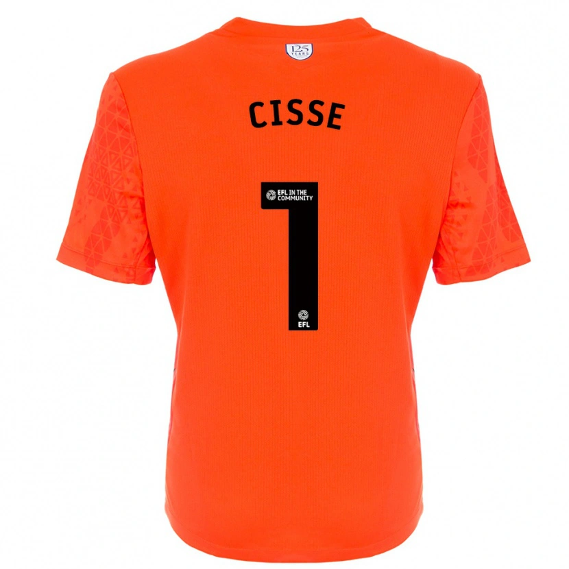 Danxen Män Ben Cisse #1 Orange Svart Målvaktströja 2025/26 T-tröja