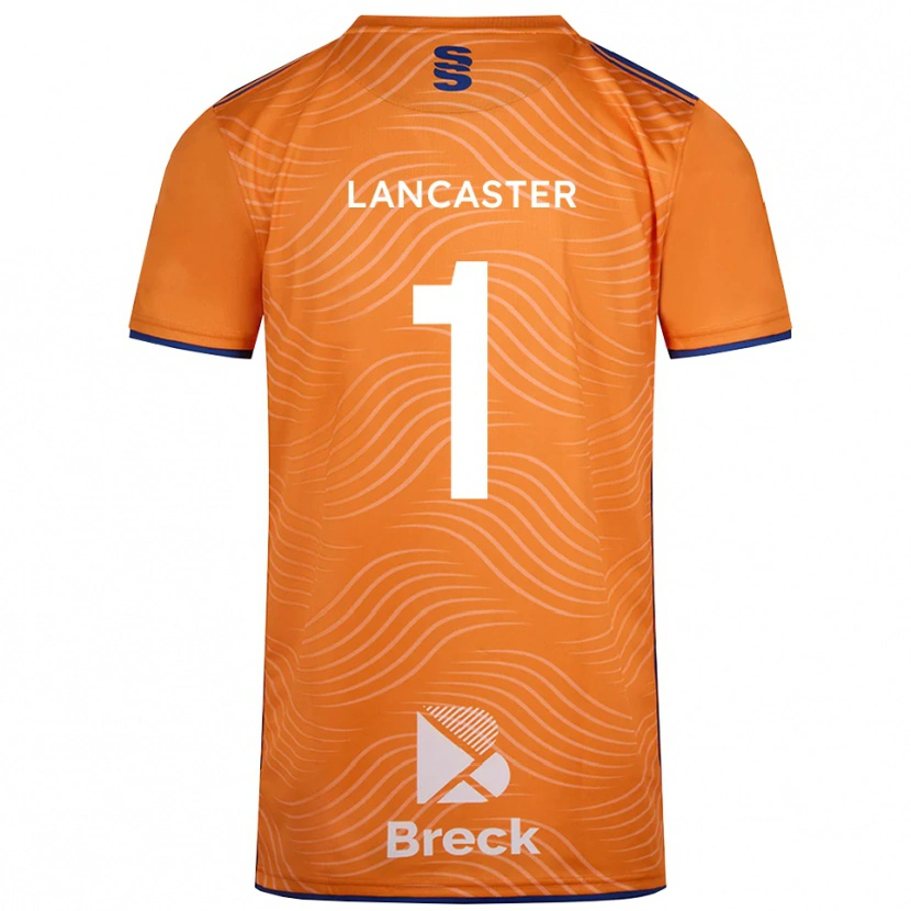 Danxen Män Aaron Lancaster #1 Orange Svart Målvaktströja 2025/26 T-tröja