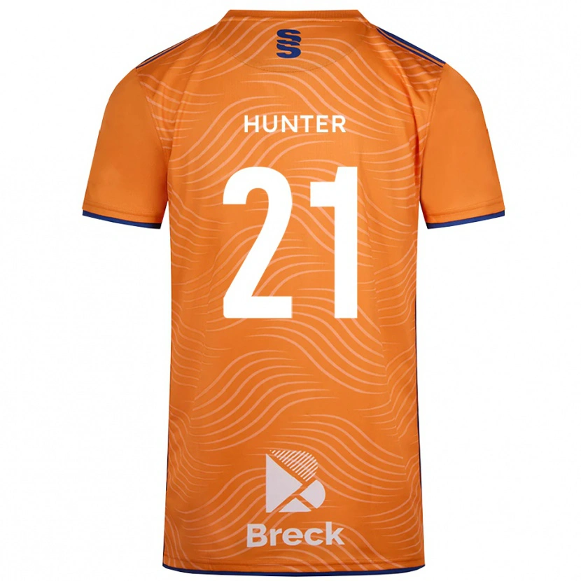 Danxen Män Megan Hunter #21 Orange Svart Målvaktströja 2025/26 T-tröja