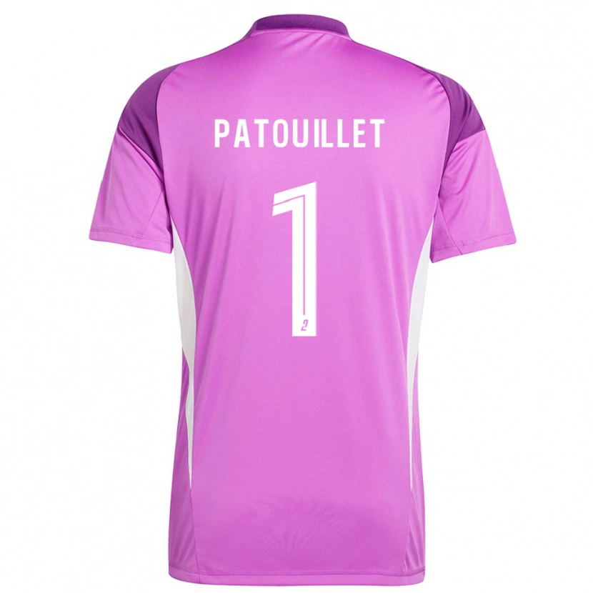 Danxen Män Mathieu Patouillet #1 Lavendel Målvaktströja 2025/26 T-tröja