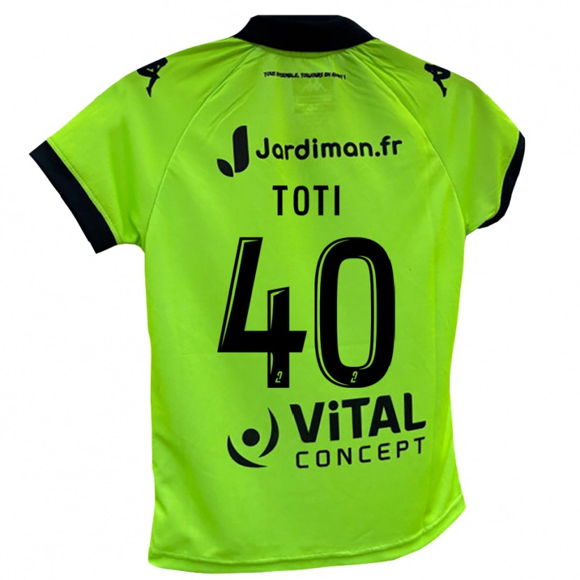 Danxen Män Manon Toti #40 Neongrön Målvaktströja 2025/26 T-tröja
