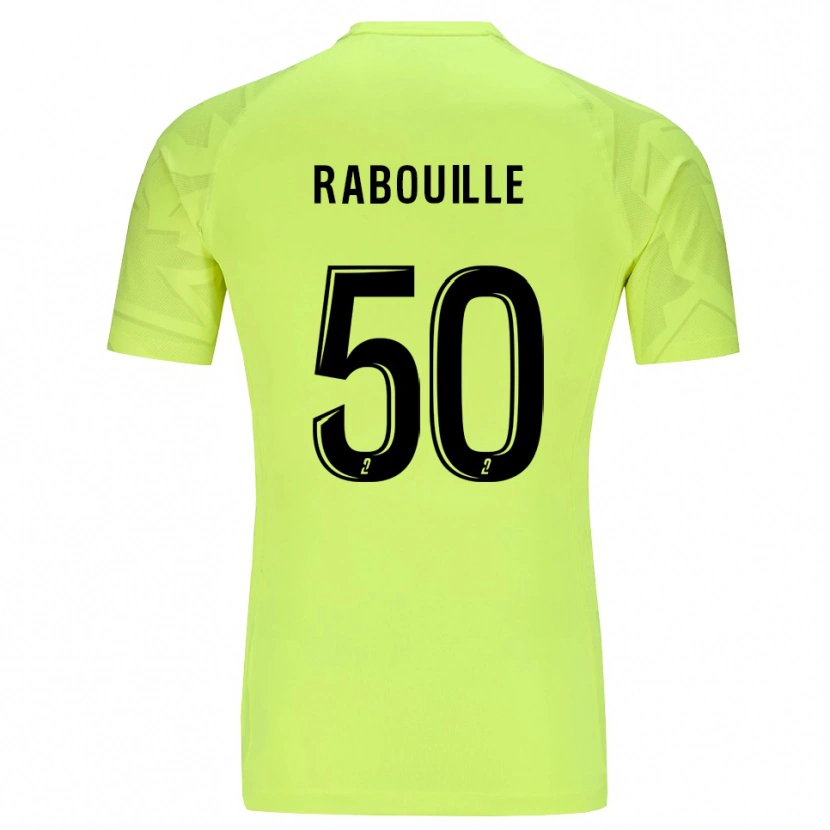 Danxen Män Valentin Rabouille #50 Neongrön Målvaktströja 2025/26 T-tröja
