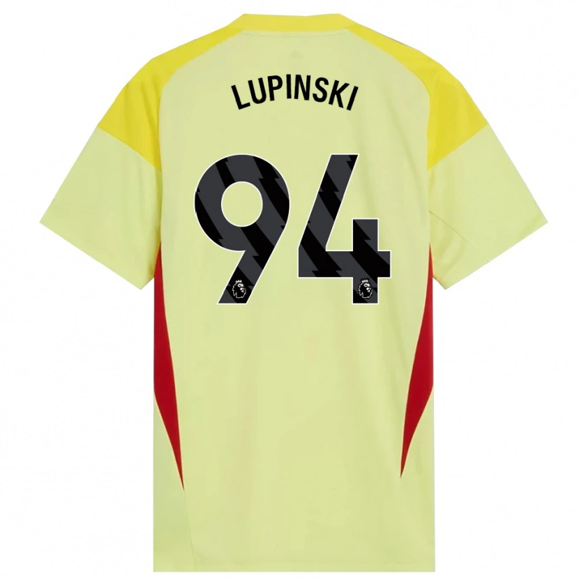 Danxen Män Remi Lupinski #94 Gul Röd Svart Målvaktströja 2025/26 T-tröja