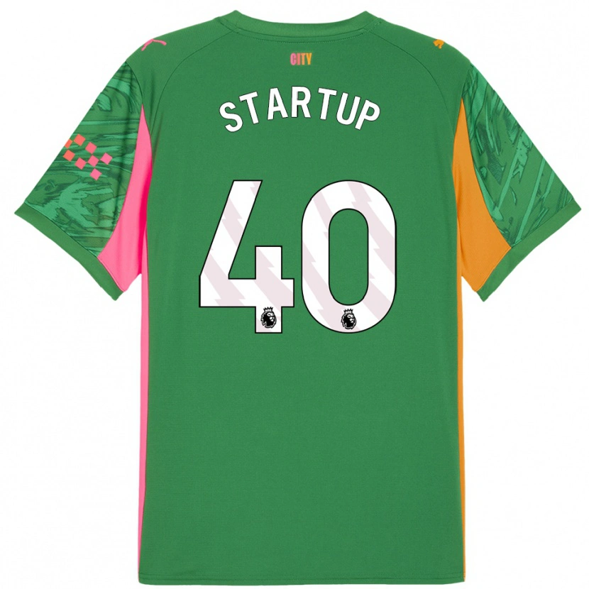 Danxen Män Katie Startup #40 Grön Orange Målvaktströja 2025/26 T-tröja