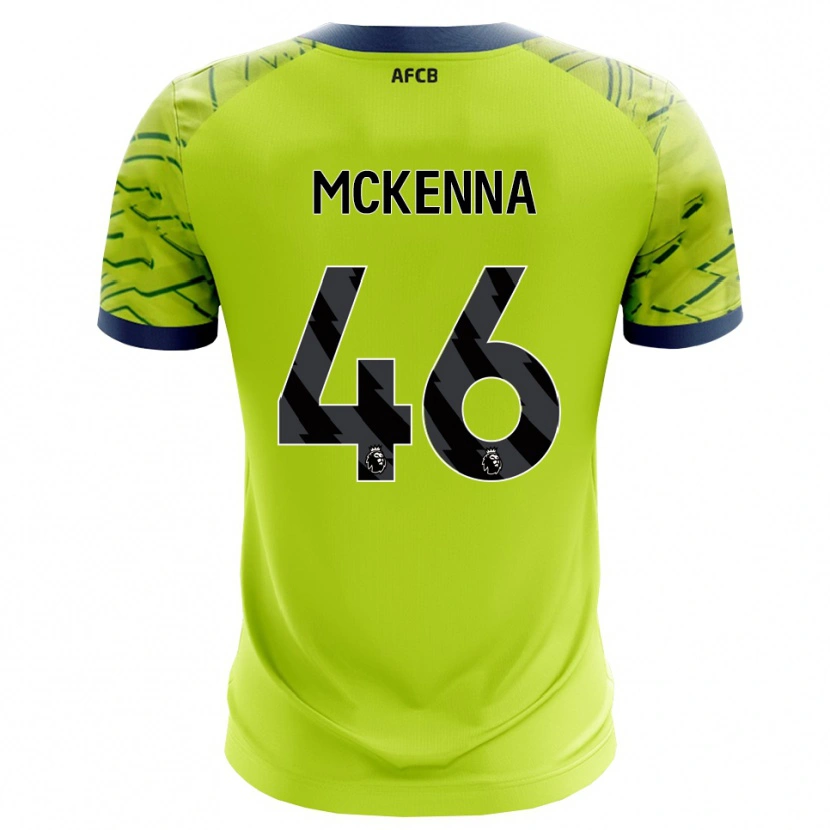 Danxen Män Callan McKenna #46 Grön Gul Målvaktströja 2025/26 T-tröja