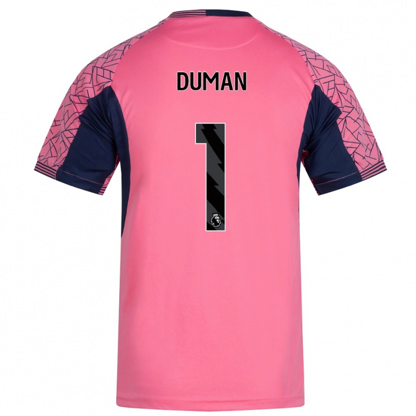 Danxen Män Layla-Belle Duman #1 Rosa Svart Målvaktströja 2025/26 T-tröja