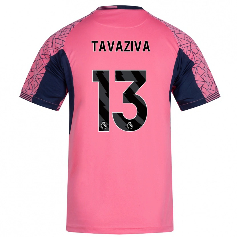 Danxen Män Marley Tavaziva #13 Rosa Svart Målvaktströja 2025/26 T-tröja