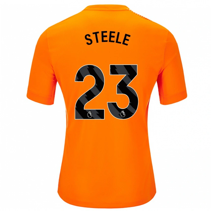 Danxen Män Jason Steele #23 Orange Svart Målvaktströja 2025/26 T-tröja