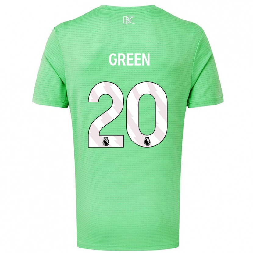 Danxen Män Etienne Green #20 Mellan Grön Målvaktströja 2025/26 T-tröja
