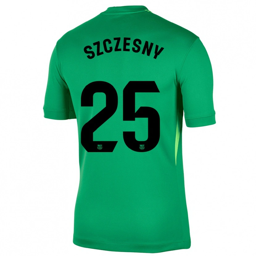 Danxen Män Wojciech Szczesny #25 Grön Svart Målvaktströja 2025/26 T-tröja