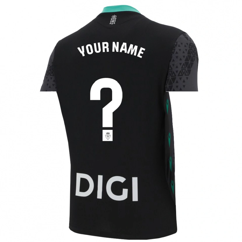 Danxen Män CA Osasuna Mörkgrå Svart Målvaktströja 2025/26 T-tröja