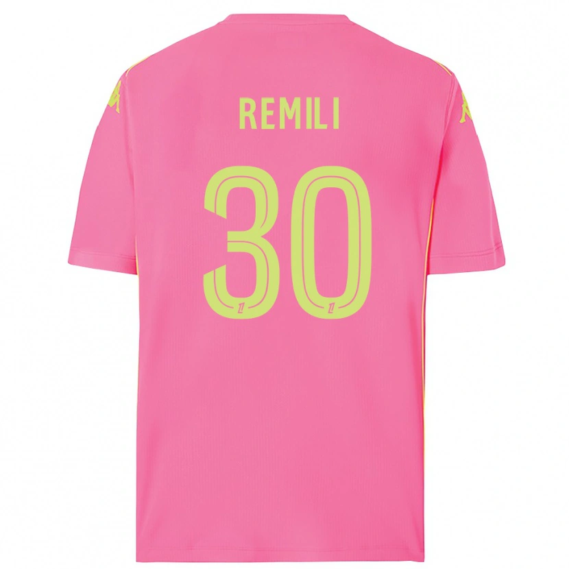 Danxen Män Célia Remili #30 Hot Pink Målvaktströja 2025/26 T-tröja