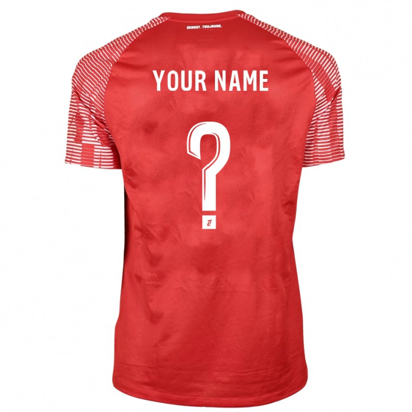 Danxen Män Angers SCO Röd Vit Målvaktströja 2025/26 T-tröja