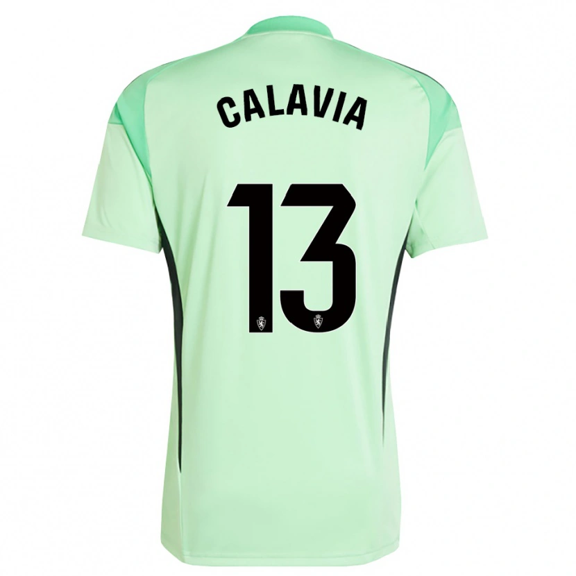 Danxen Män Carlos Calavia #13 Mellanvår Gröna Målvaktströja 2025/26 T-tröja