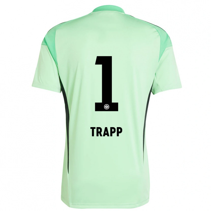Danxen Män Kevin Trapp #1 Ljus Grön Svart Målvaktströja 2025/26 T-tröja
