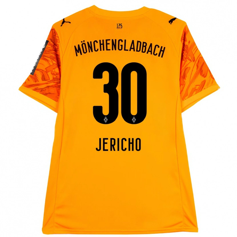 Danxen Män Aidan Jericho #30 Orange Gul Svart Målvaktströja 2025/26 T-tröja