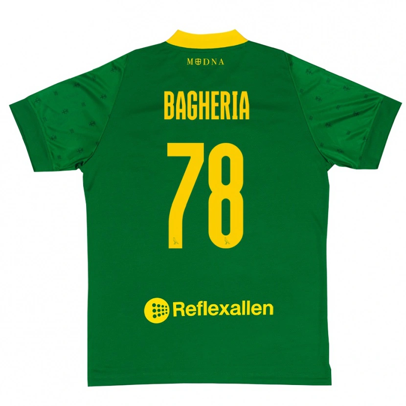 Danxen Män Fabrizio Bagheria #78 Grön Gul Målvaktströja 2025/26 T-tröja
